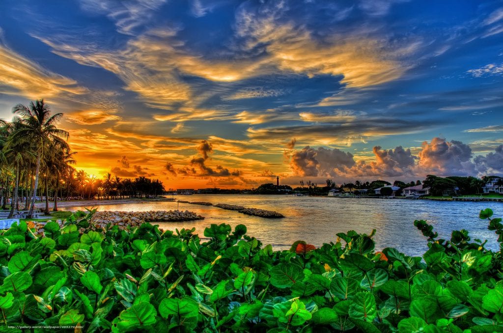 View from Dubois Park in Jupiter